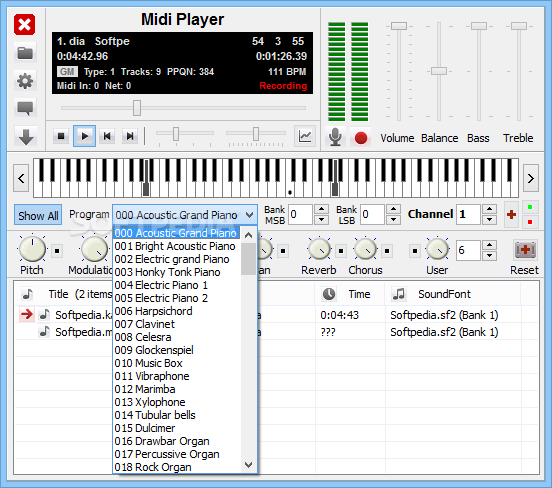 SoundFont Midi Player free